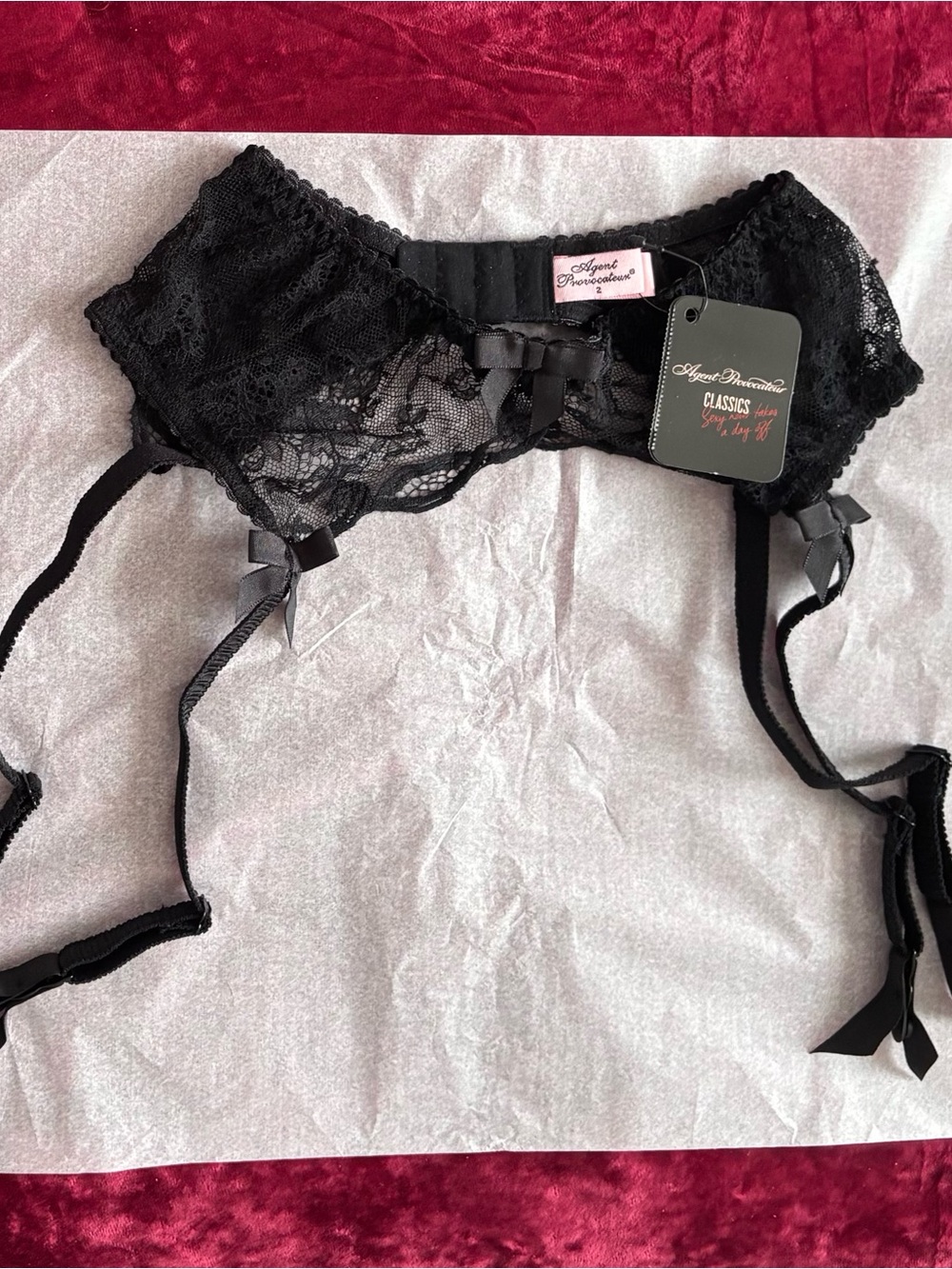 Agent Provocateur Early 2012 Love Suspender Brand New With Tags